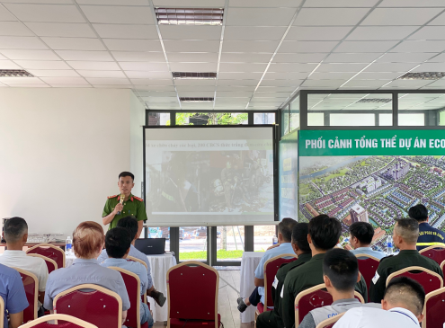 Tuyên truyền, tập huấn và huấn luyện cấp chứng nhận PCCC & CNCH tại Ecogarden